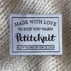 Label 'Made With Love To Keep You Warm' - PetiteKnit - per stuk bij de Breiboerderij