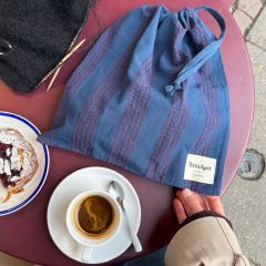 PetiteKnit Knitter's String Bag - Seersucker Twin Stripe - LIMITED EDITION!   bij de Breiboerderij                            