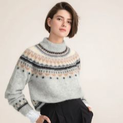 Breipakket Sandnes Garn Greenland Sweater (vanaf maat XS) met patroon