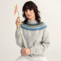 Breipakket Sandnes Garn Nord - SILK MOHAIR  (vanaf maat XS) met patroon bij de Breiboerderij