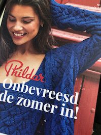 Phildar Catalogus nr. 222 Onbevreesd De Zomer In! bij de Breiboerderij                            