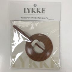 Lykke vestsluiting hout rond 70 mm - Rosewood