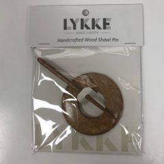 Lykke vestsluiting hout rond 70 mm - Mango