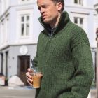 Breipakket TARJEI Sweater  Sandnes Garn  - Tynn Peer Gynt - patroon in engels