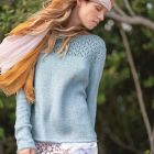Breipakket Sandnes Garn - LACE SWEATER - collectie 1908 -  patroon in NL bij de Breiboerderij                            
