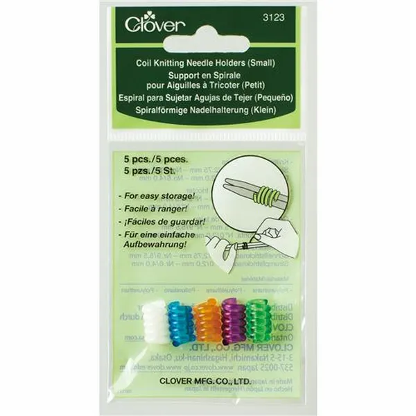 Clover Breinaaldhouders spiraalvormig - maat S - 5 stuks