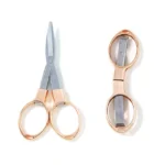 KnitPro RoseGold Vouwschaartje in gebloemd etui