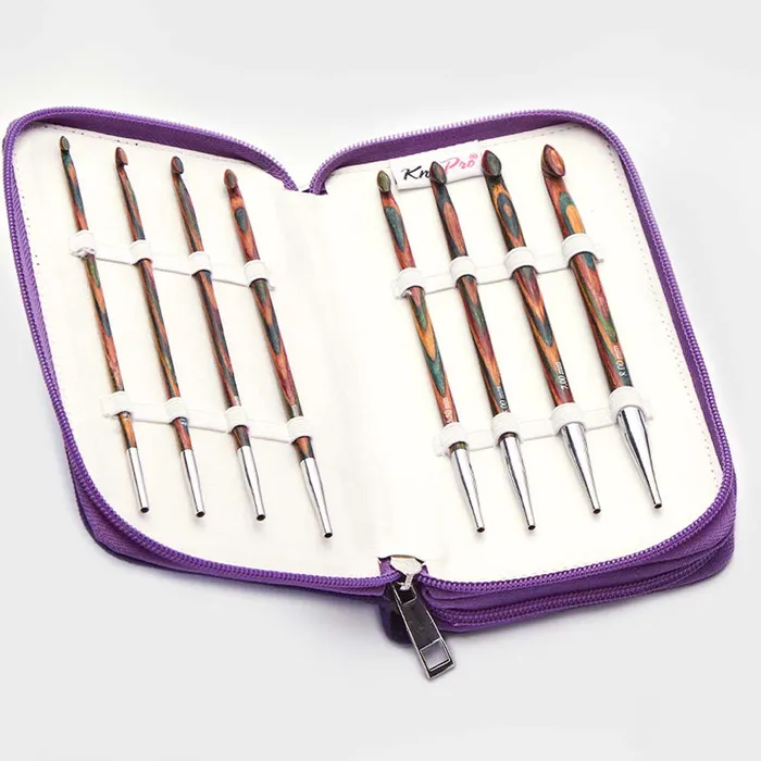 KnitPro Symfonie Tunische haaknaalden set (3,5 - 8,0 mm) - Afbeelding 4