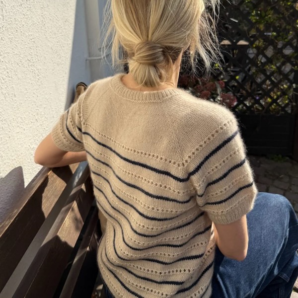 Breipakket PetiteKnit - IDA TEE - Sandnes Garn Sunday en Tynn Silk Mohair