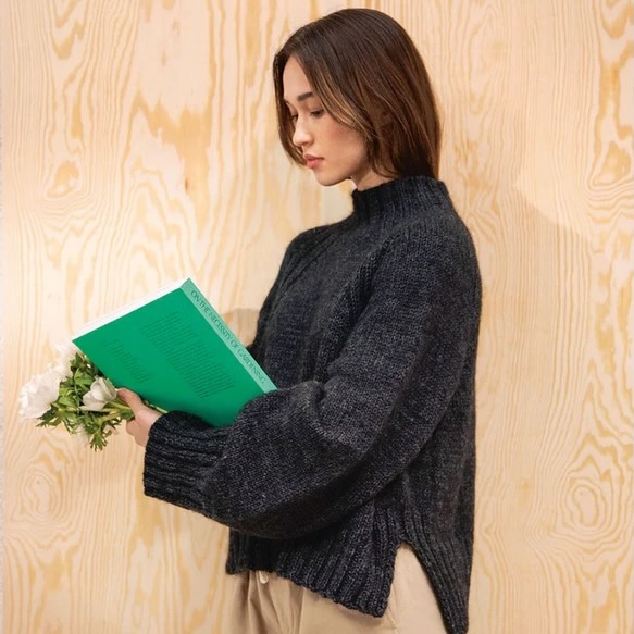 Breipakket Lou Sweater - Collectie 2202 Sandnes Garn - Peer Gynt en Tynn Silk Mohair