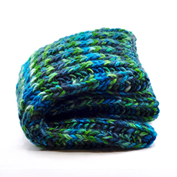 Gratis Breipatroon Duizend Kleuren Col sjaal - Afbeelding 3