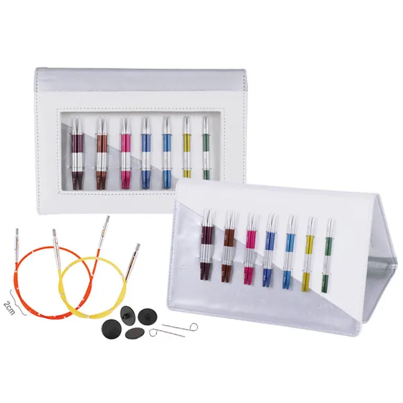 KnitPro SmartStix Wisselbare Rondbreinaalden Set Deluxe (kort)