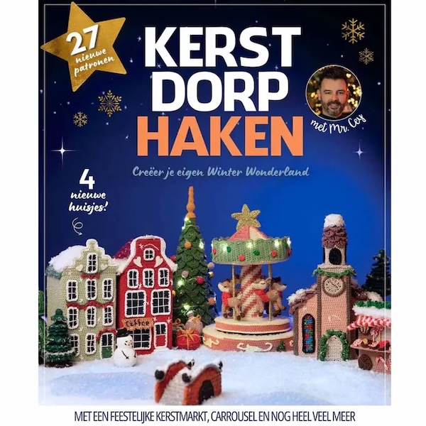 Kerstdorp haken met Mr. Cey - Haakpakket KERSTDORP - Lang Yarns Quattro