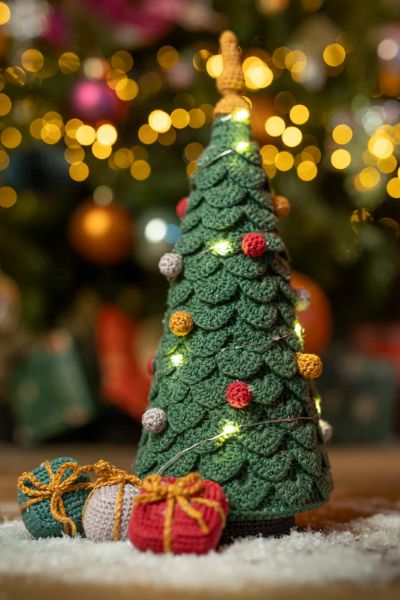 Kerstdorp haken met Mr. Cey - Haakpakket KERSTBOOM - Lang Yarns Quattro