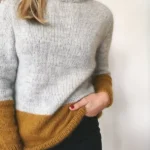 petiteknit contrast sweater a