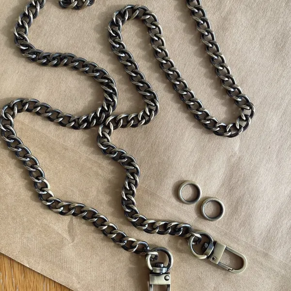 PetiteKnit - draag ketting voor tas of clutch - 1 m x 8 mm