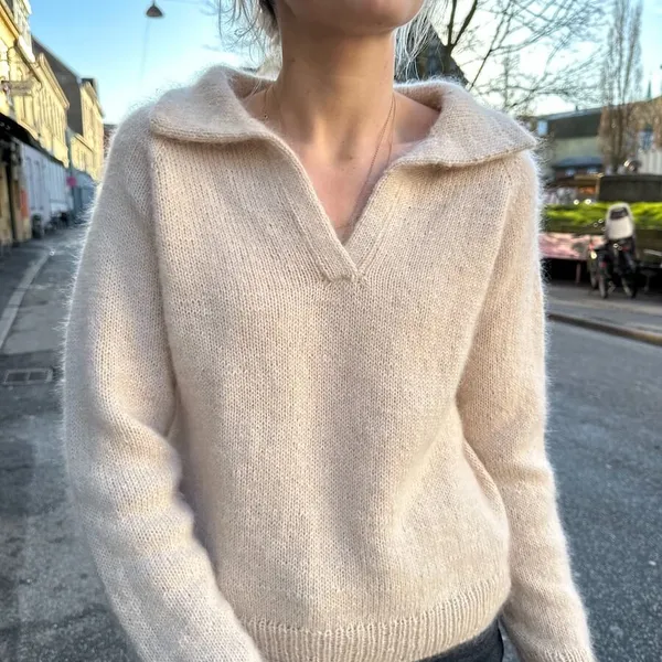 Breipakket PetiteKnit - Elisabeth Blouse - Lang Yarns Cashmere Premium - Afbeelding 3