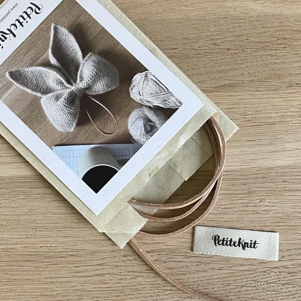 PetiteKnit - Leren bandjes - voor December Bow - 4 stuks