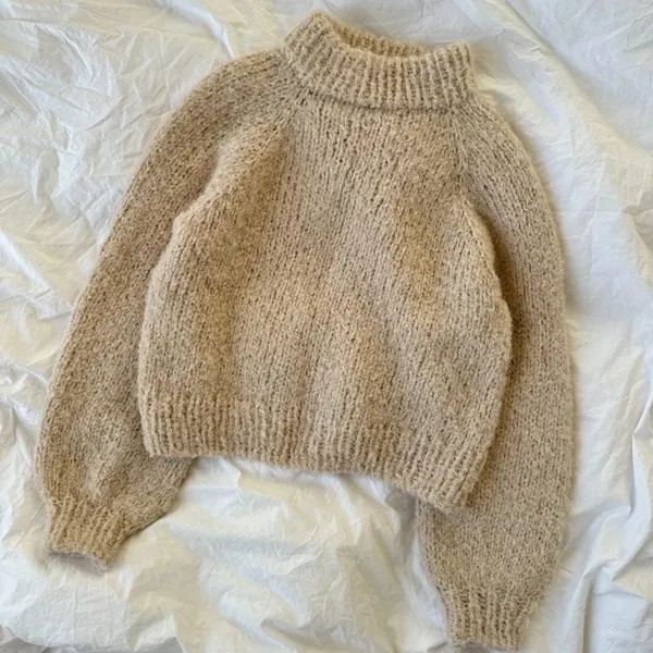 Breipakket PetiteKnit - LOUISIANA SWEATER - Sandnes Garn Borstet Alpakka - Afbeelding 5