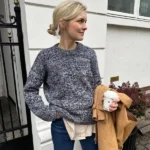 petiteknit melange sweater a