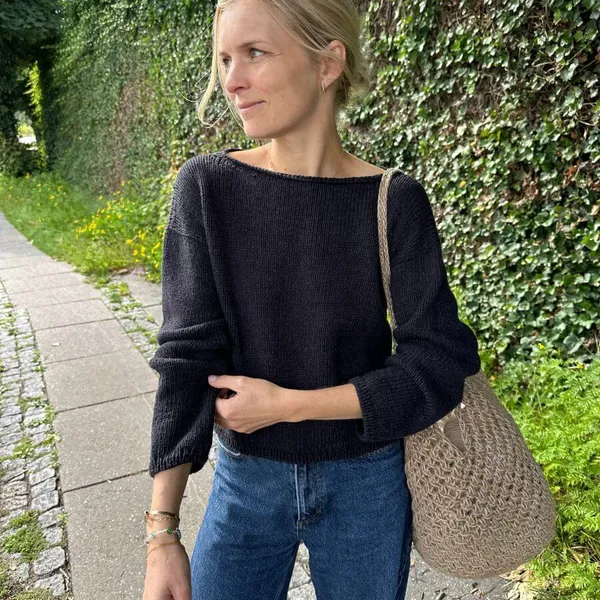 Breipakket PetiteKnit SEVILLA BLOUSE - Sandnes Garn Line en Tynn Line
