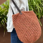 Voering voor tas met ronde bodem - 68 cm - Terrazzo Bag - PetiteKnit