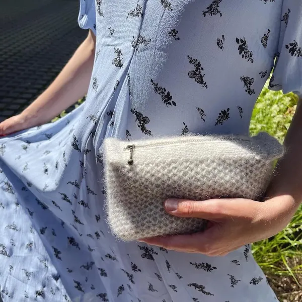 Voering voor Large Clutch - PetiteKnit -naturel - Afbeelding 2