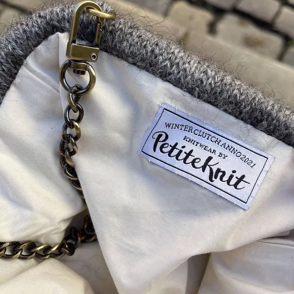 Voering voor Small Frame Clutch - PetiteKnit -naturel