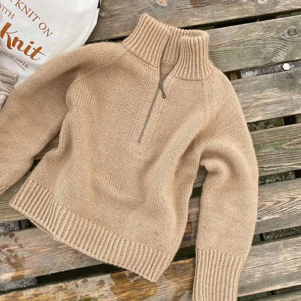 Patroon PetiteKnit - Zipper Sweater - Afbeelding 5