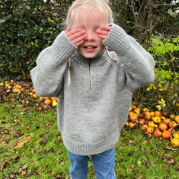 Patroon PetiteKnit - Zipper Sweater - Light Junior - Afbeelding 5