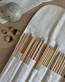 PetiteKnit - Knitter's Needle Case - Double Pointed Needles - nu met GRATIS opstrijklabels met maten - Afbeelding 4