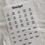 PetiteKnit - Knitter's Needle Case - Double Pointed Needles - nu met GRATIS opstrijklabels met maten