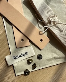 PetiteKnit - Leren Band - leather strap - voor Terrazzo Bag - Afbeelding 2