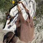 Voering voor tas met ronde bodem - 68 cm - Terrazzo Bag - PetiteKnit
