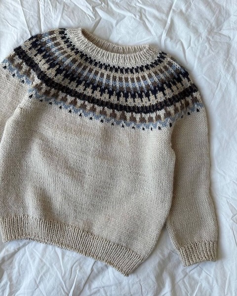 Patroon PetiteKnit - CELESTE Sweater JUNIOR - papieruitgave En/NL - Afbeelding 4