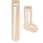 ADDI Calibro - brei- en haaknaalden meter - sock blocker (2 stuks)
