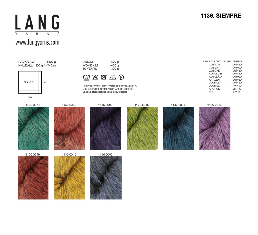 Lang Yarns SIEMPRE - Afbeelding 4