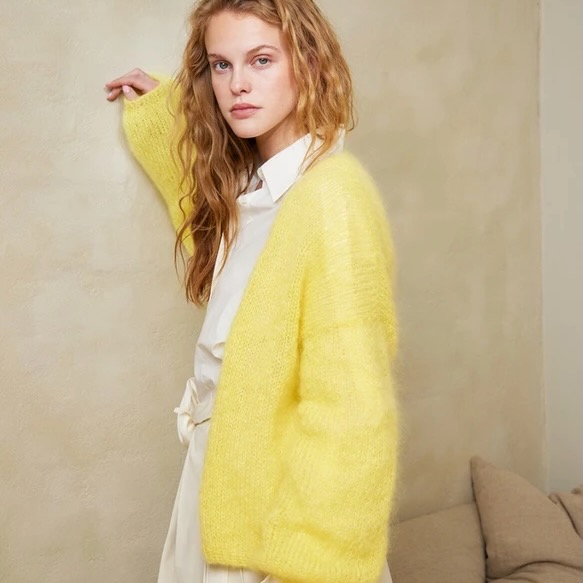 Patroon FACILE SWEATER -2402-03 - Ballerina Chunky Mohair - engels (alleen bij aankoop wol) - Afbeelding 2
