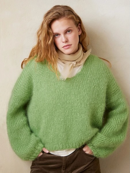 Patroon FACILE SWEATER -2402-03 - Ballerina Chunky Mohair - engels (alleen bij aankoop wol) - Afbeelding 12