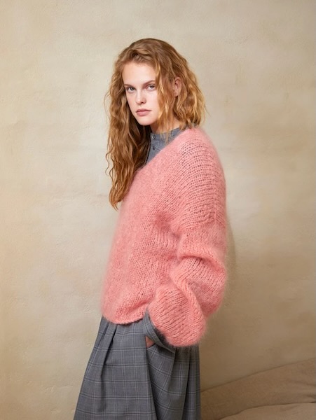 Patroon FACILE SWEATER -2402-04 - Ballerina Chunky Mohair - Afbeelding 7