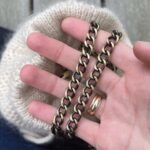 PetiteKnit - draag ketting voor tas of clutch - 1 m x 8 mm