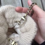 PetiteKnit - draag ketting voor tas of clutch - 1 m x 8 mm