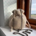 PetiteKnit - draag ketting voor tas of clutch - 1 m x 8 mm