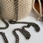 PetiteKnit - draag ketting voor tas of clutch - 1 m x 8 mm