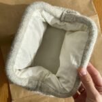 Voering voor Small Frame Clutch - PetiteKnit -naturel