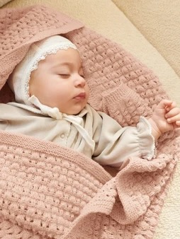 Enkel Patroon Sandnes Garn Collectie 2406 - Baby Dekens - Afbeelding 3
