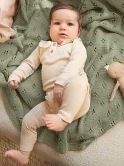 Enkel Patroon Sandnes Garn Collectie 2406 - Baby Dekens - Afbeelding 6