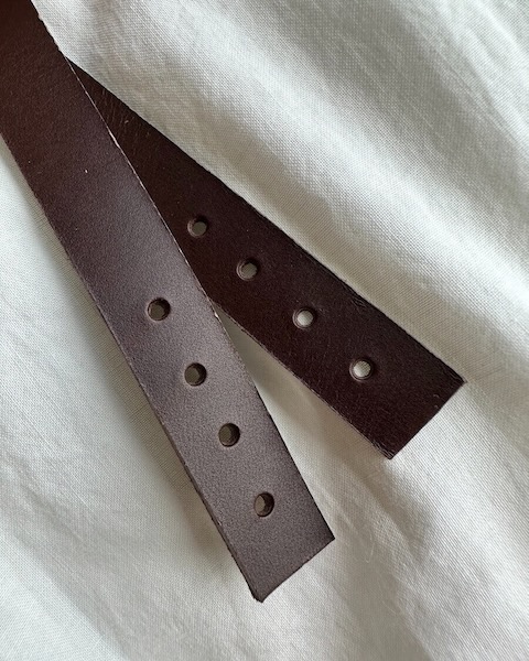 PetiteKnit - Leren Band - leather strap - voor Florence Bag - 1 x 110 cm - Afbeelding 2