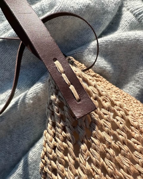 PetiteKnit - Leren Band - leather strap - voor Florence Bag - 1 x 110 cm - Afbeelding 3