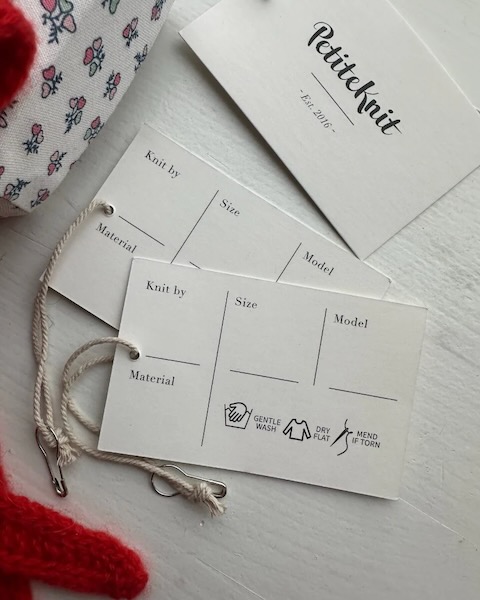 PetiteKnit - Knit Tag - label voor handwerk - Afbeelding 2